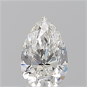 Natural Diamond 0.50 Carats, Pear with  Cut, G Color, VVS2 Clarity and Certified by GIA