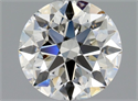 Natural Diamond 0.90 Carats, Round with Excellent Cut, I Color, VVS1 Clarity and Certified by GIA