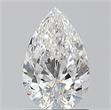 Natural Diamond 1.20 Carats, Pear with  Cut, E Color, SI2 Clarity and Certified by GIA