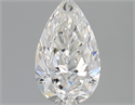 Natural Diamond 0.60 Carats, Pear with  Cut, F Color, VVS1 Clarity and Certified by GIA