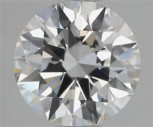 Picture of Lab Grown Diamond 1.52 Carats, Round with Excellent Cut, E Color, VVS2 Clarity and Certified by IGI