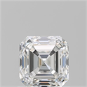 Natural Diamond 1.01 Carats, Asscher with  Cut, F Color, VVS1 Clarity and Certified by GIA