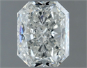 Natural Diamond 1.01 Carats, Radiant with  Cut, G Color, SI2 Clarity and Certified by IGI
