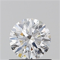Natural Diamond 0.70 Carats, Round with Excellent Cut, D Color, SI1 Clarity and Certified by GIA