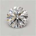 Lab Grown Diamond 0.79 Carats, Round with Ideal Cut, D Color, VS1 Clarity and Certified by IGI