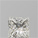Diamante Natural 0.90 quilates, Princesa , Color H, claridad VVS1 y certificado GIA