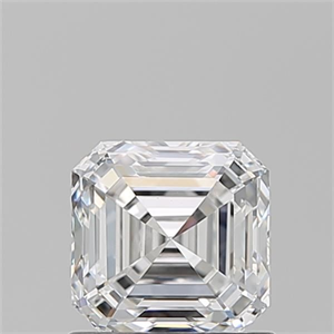 Foto Diamante Natural 1.01 quilates, Asscher , Color E, claridad SI1 y certificado GIA de