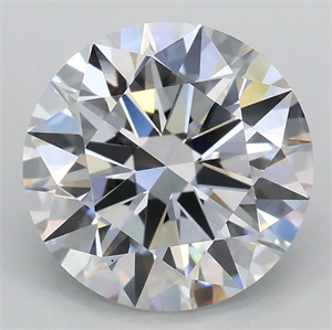 Picture of Lab Grown Diamond 2.74 Carats, Round with Ideal Cut, D Color, VS1 Clarity and Certified by IGI