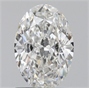 Diamante Natural 0.90 quilates, Ovalado , Color F, claridad SI1 y certificado GIA