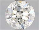 Natural Diamond 0.70 Carats, Round with Very Good Cut, I Color, SI2 Clarity and Certified by GIA
