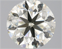 Natural Diamond 1.83 Carats, Round with Excellent Cut, L Color, VS2 Clarity and Certified by HRD