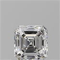 Natural Diamond 0.70 Carats, Asscher with  Cut, D Color, VVS1 Clarity and Certified by GIA