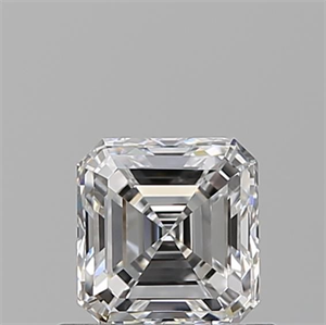 Foto Diamante Natural 0.70 quilates, Asscher , Color D, claridad VVS1 y certificado GIA de