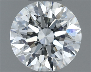 Picture of Natural Diamond 0.59 Carats, Round with Excellent Cut, F Color, SI1 Clarity and Certified by GIA