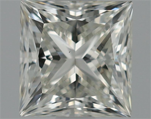 Picture of Natural Diamond 1.05 Carats, Princess with  Cut, J Color, VS1 Clarity and Certified by GIA