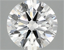 Lab Grown Diamond 2.53 Carats, Round with Ideal Cut, E Color, VVS2 Clarity and Certified by IGI