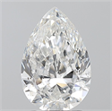 Diamante Natural 2.01 quilates, De pera , Color F, claridad SI2 y certificado GIA