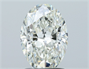 Natural Diamond 1.50 Carats, Oval with  Cut, H Color, VS1 Clarity and Certified by IGI