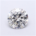 Lab Grown Diamond 1.24 Carats, Round with Excellent Cut, F Color, VVS2 Clarity and Certified by IGI