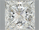 Natural Diamond 5.23 Carats, Princess with  Cut, H Color, IF Clarity and Certified by IGI