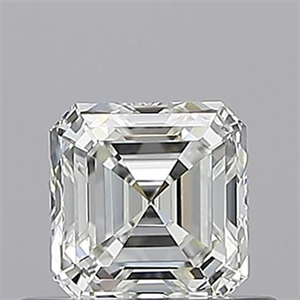 Picture of Natural Diamond 0.50 Carats, Asscher with  Cut, H Color, VVS2 Clarity and Certified by GIA