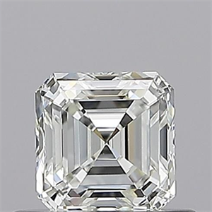 Picture of Natural Diamond 0.50 Carats, Asscher with  Cut, H Color, VVS2 Clarity and Certified by GIA