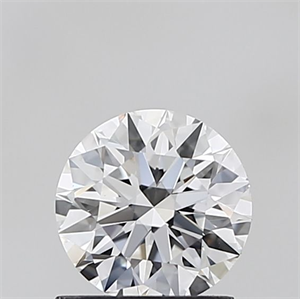 Picture of Lab Grown Diamond 1.09 Carats, Round with Ideal Cut, D Color, VVS2 Clarity and Certified by IGI