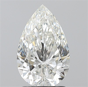 Foto Diamante Natural 1.70 quilates, De pera , Color G, claridad VS1 y certificado GIA de