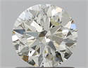 Natural Diamond 1.02 Carats, Round with Excellent Cut, M Color, SI2 Clarity and Certified by GIA