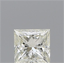 Natural Diamond 0.31 Carats, Princess with  Cut, L Color, VVS2 Clarity and Certified by GIA