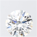 Lab Grown Diamond 3.07 Carats, Round with Ideal Cut, F Color, VS1 Clarity and Certified by IGI