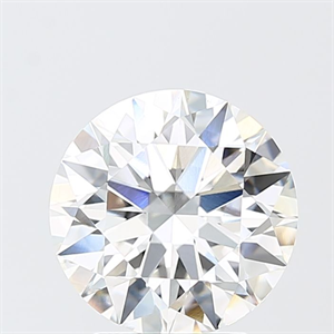 Picture of Lab Grown Diamond 3.07 Carats, Round with Ideal Cut, F Color, VS1 Clarity and Certified by IGI
