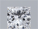 Natural Diamond 0.50 Carats, Princess with  Cut, E Color, VS2 Clarity and Certified by GIA