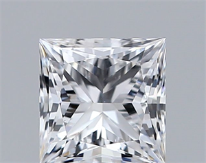 Picture of Natural Diamond 0.50 Carats, Princess with  Cut, E Color, VS2 Clarity and Certified by GIA