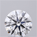Lab Grown Diamond 1.53 Carats, Round with Ideal Cut, D Color, VS1 Clarity and Certified by IGI