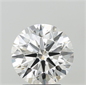 Lab Grown Diamond 3.05 Carats, Round with Ideal Cut, E Color, VS1 Clarity and Certified by IGI