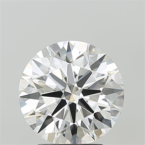 Picture of Lab Grown Diamond 3.05 Carats, Round with Ideal Cut, E Color, VS1 Clarity and Certified by IGI
