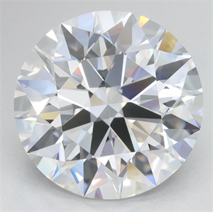 Picture of Lab Grown Diamond 5.54 Carats, Round with Excellent Cut, D Color, VVS1 Clarity and Certified by GIA