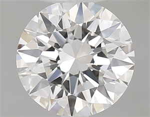 Picture of Natural Diamond 0.58 Carats, Round with Excellent Cut, E Color, IF Clarity and Certified by GIA