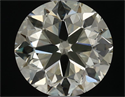 Natural Diamond 0.70 Carats, Round with Very Good Cut, N Color, SI1 Clarity and Certified by GIA