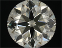Natural Diamond 0.70 Carats, Round with Very Good Cut, N Color, SI1 Clarity and Certified by GIA