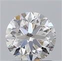 Natural Diamond 1.01 Carats, Round with Very Good Cut, F Color, SI1 Clarity and Certified by GIA