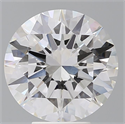 Lab Grown Diamond 5.57 Carats, Round with Excellent Cut, E Color, VVS2 Clarity and Certified by IGI