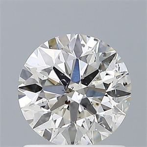 Foto Diamante Natural 0.90 quilates, Redondo , Color H, claridad SI2 y certificado GIA de