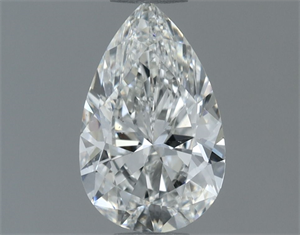 Picture of Natural Diamond 0.50 Carats, Pear with  Cut, G Color, VS2 Clarity and Certified by GIA