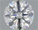 Diamante Natural 1.52 quilates, Redondo , Color E, claridad SI2 y certificado GIA