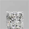 Natural Diamond 2.01 Carats, Princess with  Cut, H Color, VVS2 Clarity and Certified by GIA