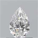 Natural Diamond 0.51 Carats, Pear with  Cut, F Color, VVS2 Clarity and Certified by GIA