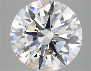 Picture of Lab Grown Diamond 5.05 Carats, Round with Ideal Cut, E Color, VVS2 Clarity and Certified by IGI