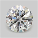 Lab Grown Diamond 1.03 Carats, Round with Ideal Cut, D Color, VS1 Clarity and Certified by IGI
